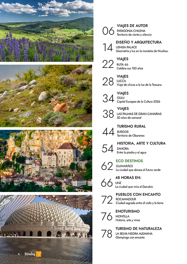 Sumario revista traveling 74 pag 1