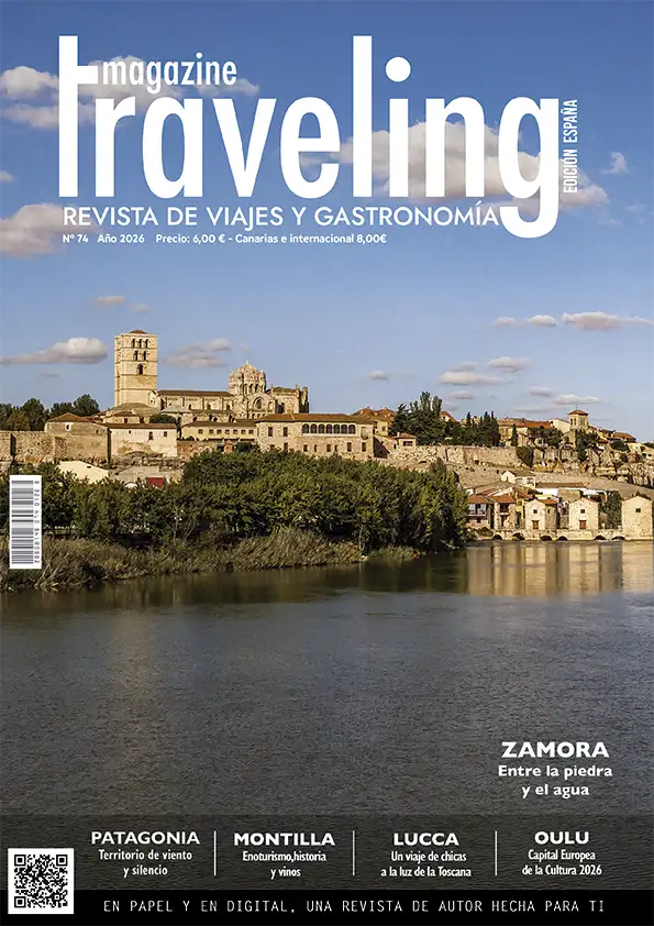 Portada revista traveling 74
